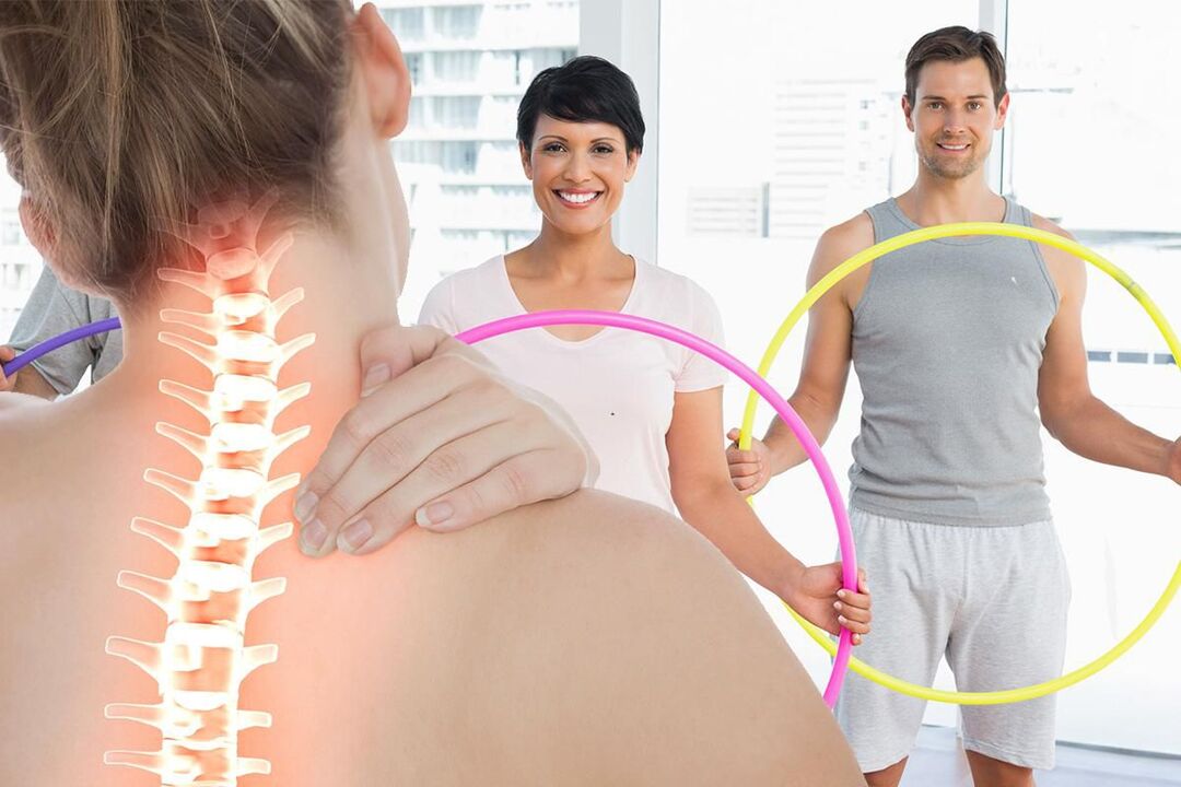 Stile di vita attivo con osteocondrosi